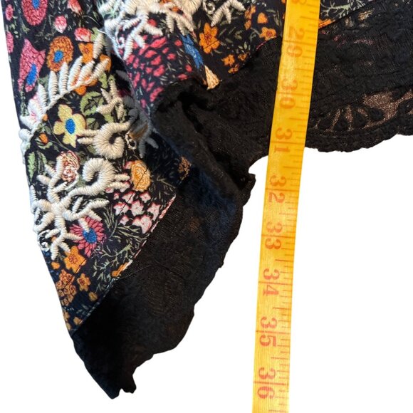 Sundance Garden Serenity Embroidered Kimono Boho Cardigan Wrap M/L - Picture 7 of 10